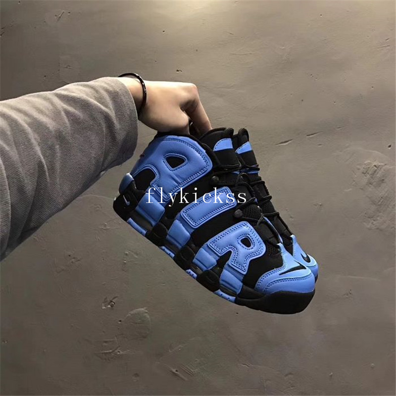 Nike Air More Uptempo Blue Black